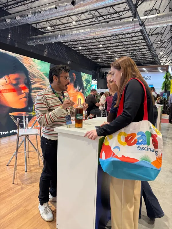 Estande de atendimento do Pará na BNT Mercosul