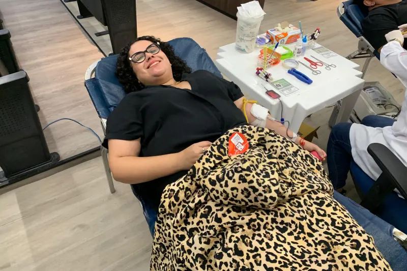  Isabelle Sotero, doadora desde os 18 anos