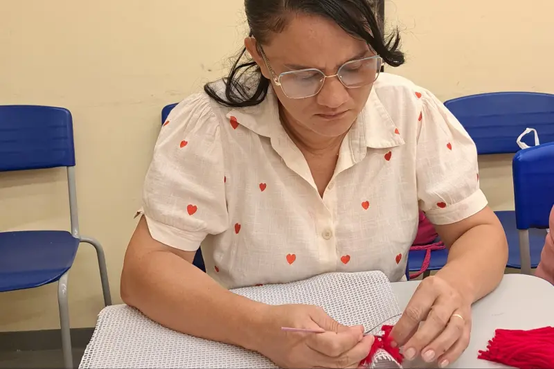 Lidiane Campos requenta a Usina da Paz desde a inauguração