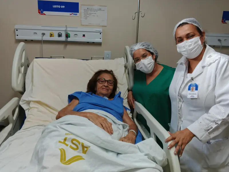 Paciente Maria de Lourdes Mileo Gomes Vilar