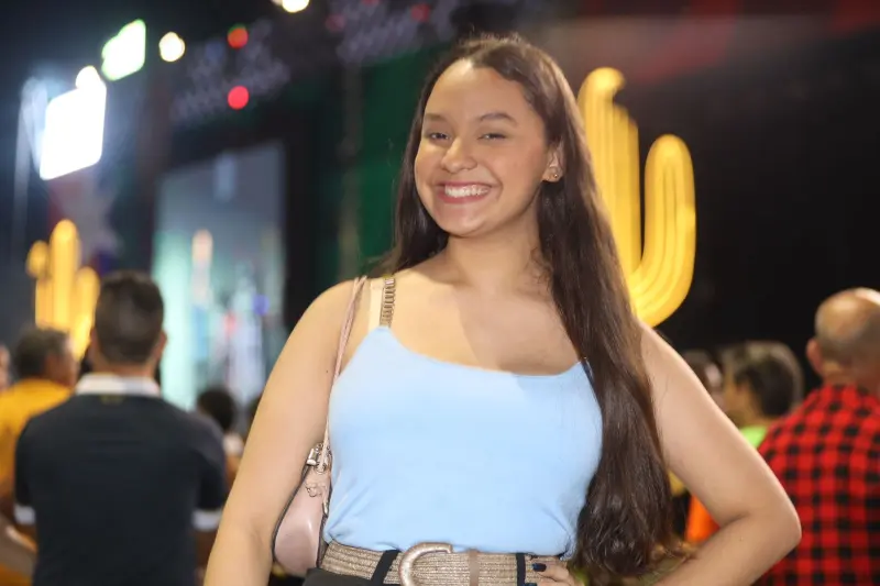 O sorriso de quem adorou a programação