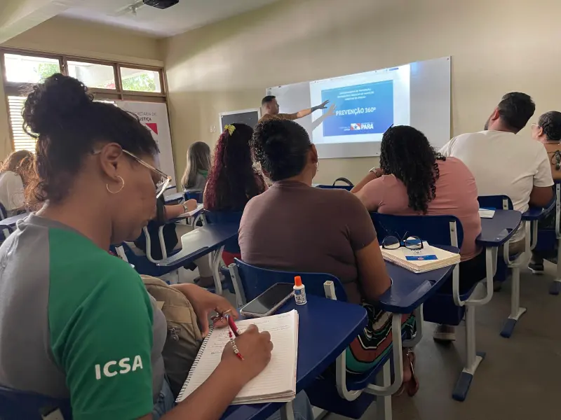 Ativdade faz parte do projeto "Prevenção 360º", integrando diversos fatores sociais e psicológicos para alertar sobre a dependência química