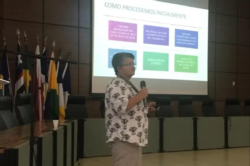 Keylah Borges - gerente da Região Administrativa do Mosaico Lago de Tucuruí do Ideflor-Bio