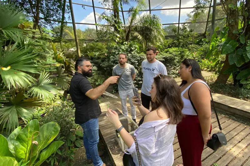 A tratadora de animais Isabelle Norberto se emocionou ao visitar o espaço pela primeira vez. “É como se eu tivesse chegado à Disney."