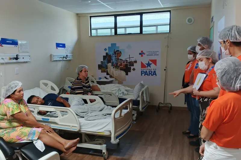 Apresentação da cartilha de orientação aos pacientes