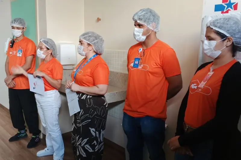 Time da meta 6 de segurança prevenção de quedas