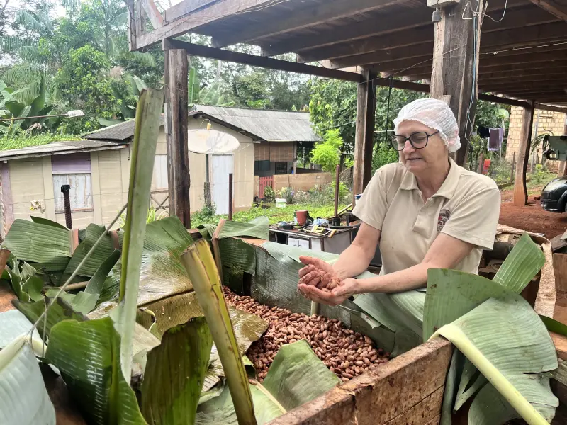 Jiovana Lunelli e a produção de cacau e chocolate orgânico 