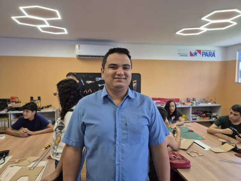 O professor do Ciseb, Thiago Miranda