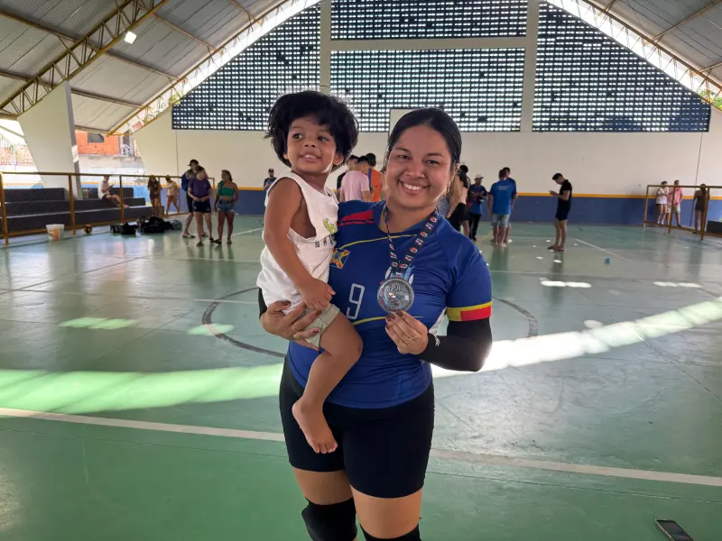 Layze Paraense participou pela primeira e conquistou o vice-campeonato do voleibol. 