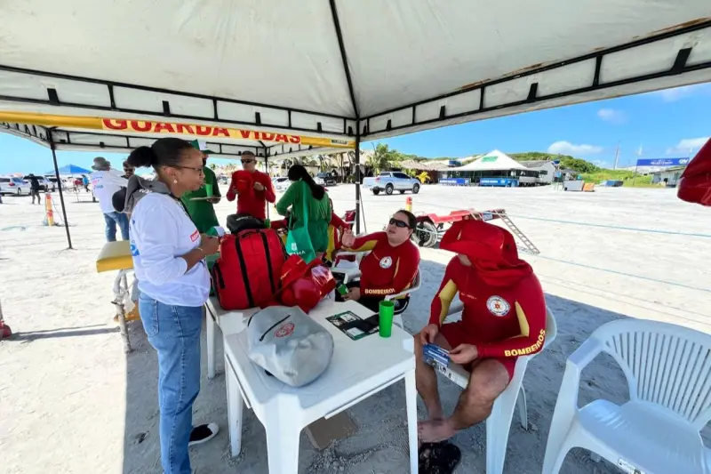 ação interada com o Corpo de Bombeiros 