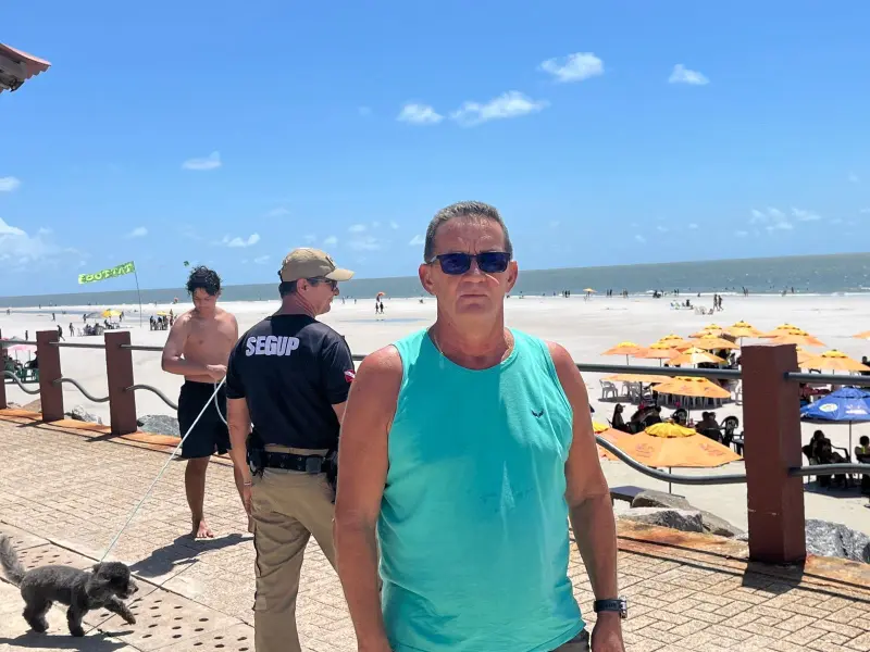 Emanuel Souza, morador e empresário em Ajuruteua, elogia as ações preventivas da Segup 