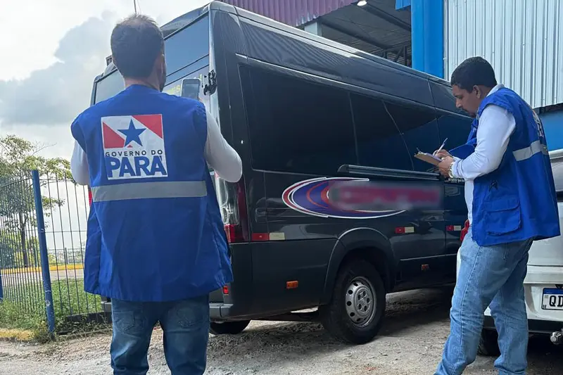 Fiscalização em Marabá apreende veículo de cooperativa que operava sem registro