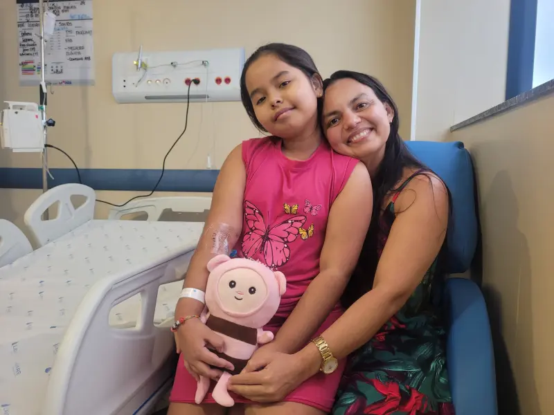 Lidiane Costa sente-se segura em saber que os profissionais são preparados para prestar uma assistência confiável