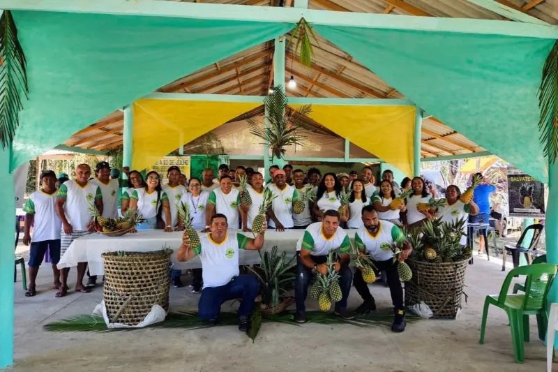 Adepará presente no I festival de agricultores de abacaxi de Salvaterra