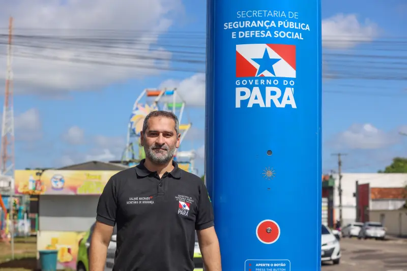 Ualame Machado 
Secretário de segurança <div class='credito_fotos'>Foto: Bruno Cruz / Ag. Pará &nbsp;&nbsp;|&nbsp;&nbsp; <a href='/midias/2025/originais/20250723101759-GF00024277-F00425008.jpg' download><i class='fa-solid fa-download'></i> Download</a></div>