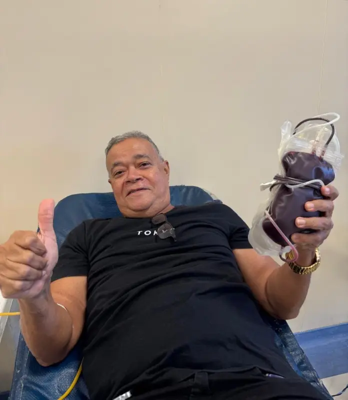 Iran Serrão aproveitou a proximidade do seu bairro com o PSRM para realizar o ato solidário, que repete há 45 anos