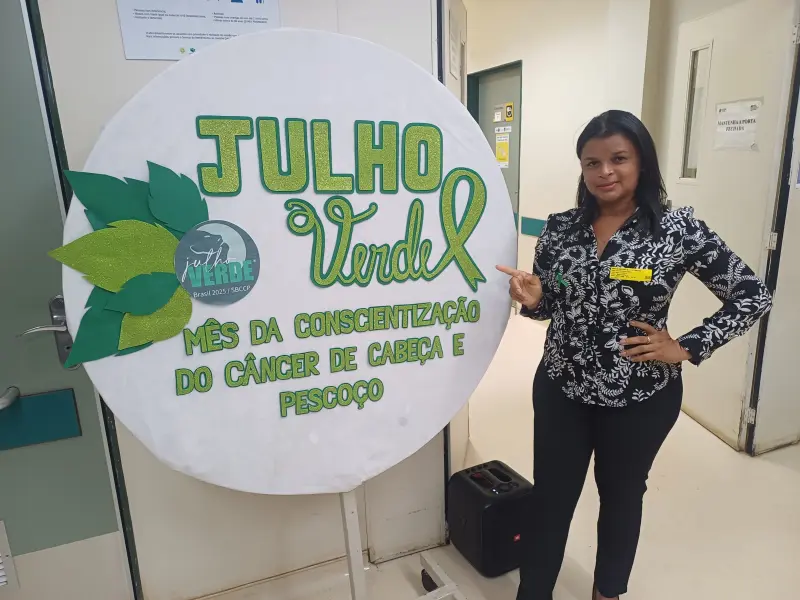 Karina aprovou a campanha Julho Verde