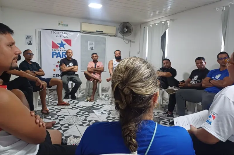 Atividade em comunidade terapêutica no distrito de Mosqueiro