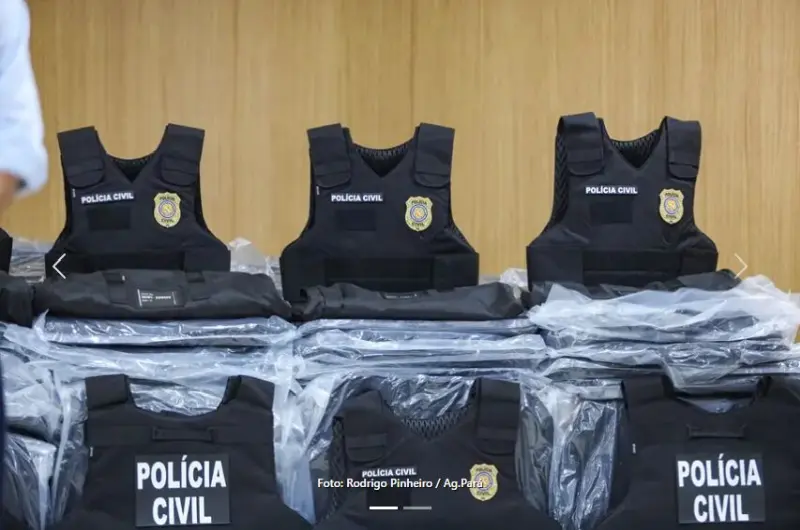 Governo entrega coletes balísticos à PCPA