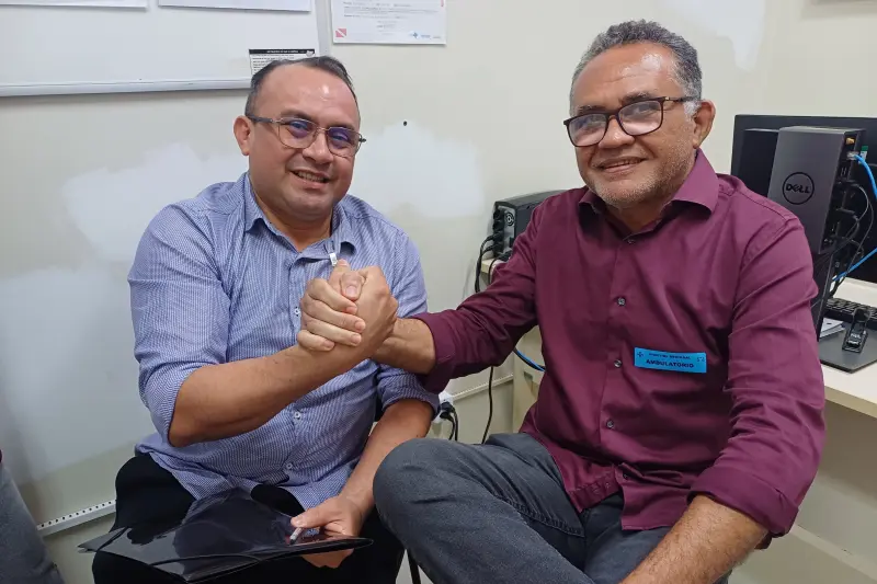 Enfermeiro Domício Farias e Ricardo Furtado 