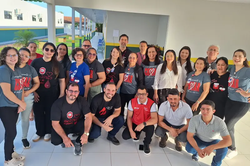 Equipe Henca com apoio de equipe HRCas em mais uma campanha em Viseu
