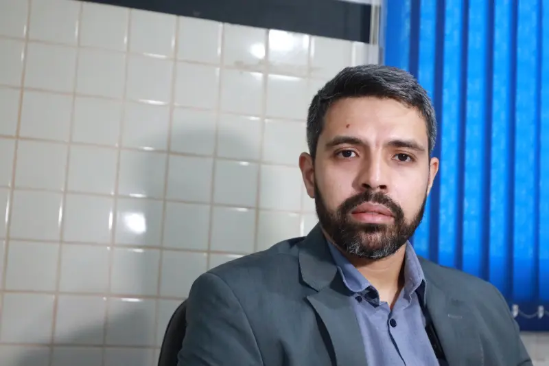 Delegado Mauricio Andrade Teixeira
DELEGACIA DE PESSOAS DESAPARECIDAS <div class='credito_fotos'>Foto: Marcelo Lelis / Ag. Pará &nbsp;&nbsp;|&nbsp;&nbsp; <a href='/midias/2025/originais/20250804171231-GF00024378-F00427699.jpg' download><i class='fa-solid fa-download'></i> Download</a></div>