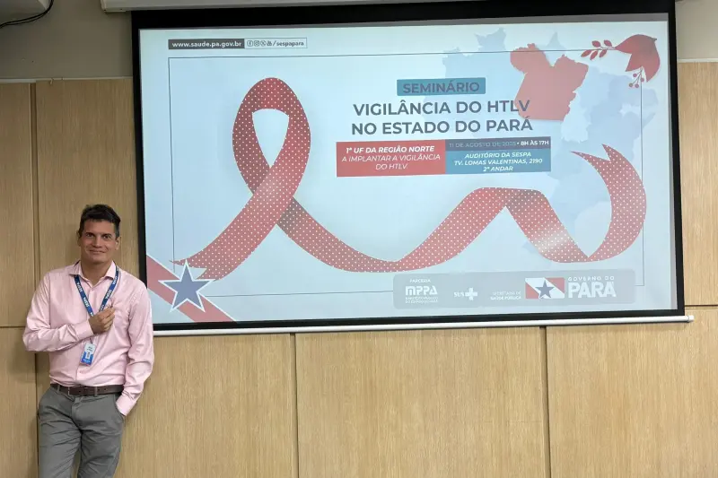 o coordenador de IST/Aids da Sespa, Marcos Santos