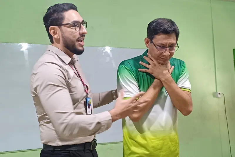 Casos de engasgo em adultos também foram abordados