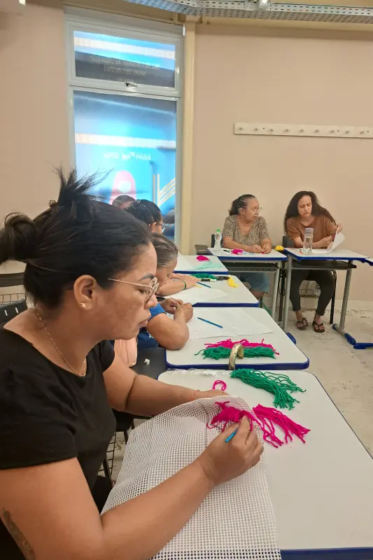 Norma Nascimento Rodrigues, 46, cabeleireira do bairro Jurunas, participou da oficina.