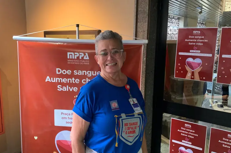 Alice Loureiro – assistente social do Hemopa “Campanha importante para o Hemopa, MPPA e, principalmente, para os pacientes.”