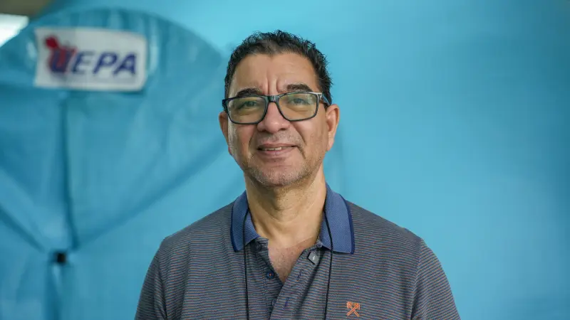 Roberto Silva - diretor do centro de ciências e planetário <div class='credito_fotos'>Foto: Raphael Luz / Agência Pará &nbsp;&nbsp;|&nbsp;&nbsp; <a href='/midias/2025/originais/20250818134350-GF00024513-F00432038.jpg' download><i class='fa-solid fa-download'></i> Download</a></div>