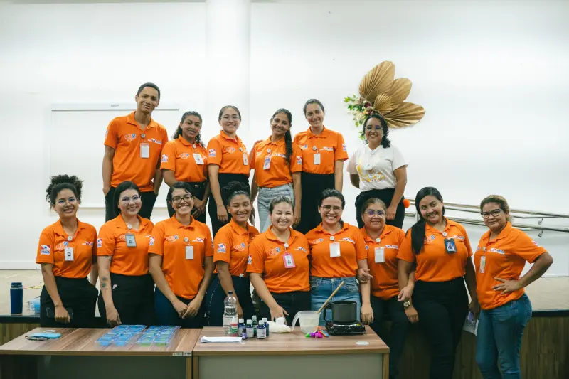 No CIIR, oficina de sabonete realizada no auditório fez parte da programação da Semana Sustentável