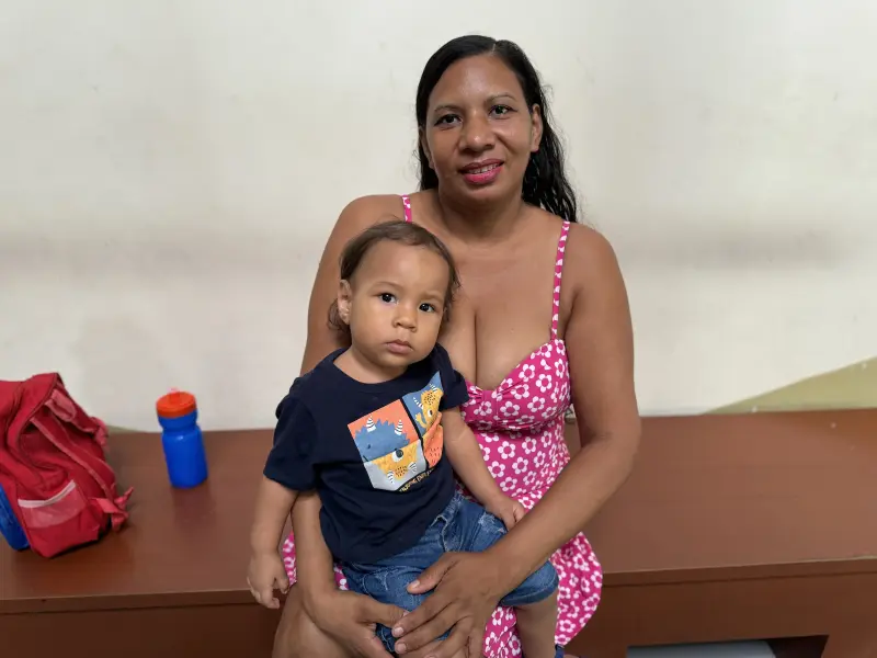 A autônoma Seliane Pinheiro da Silva, que buscou atendimento nutricional para a filha