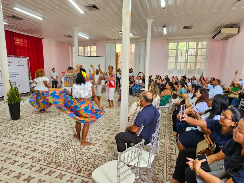 Apresentação de carimbó encerrou o evento