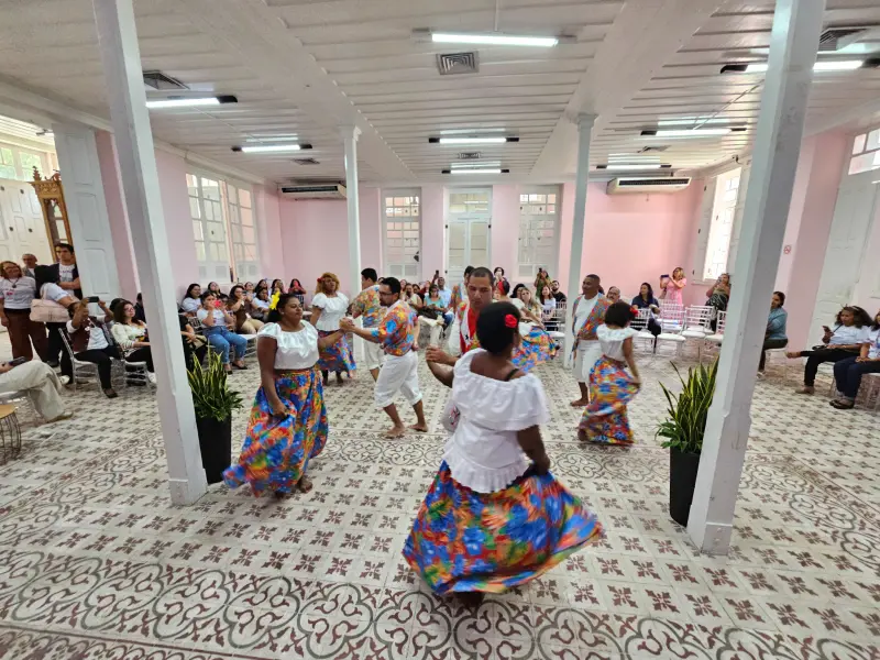 Apresentação de carimbó encerrou o evento