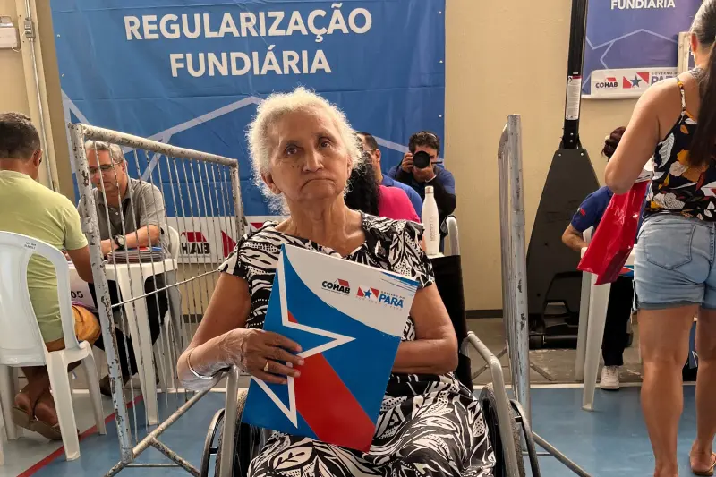 Cadeirante Maria de Fátima Ferreira