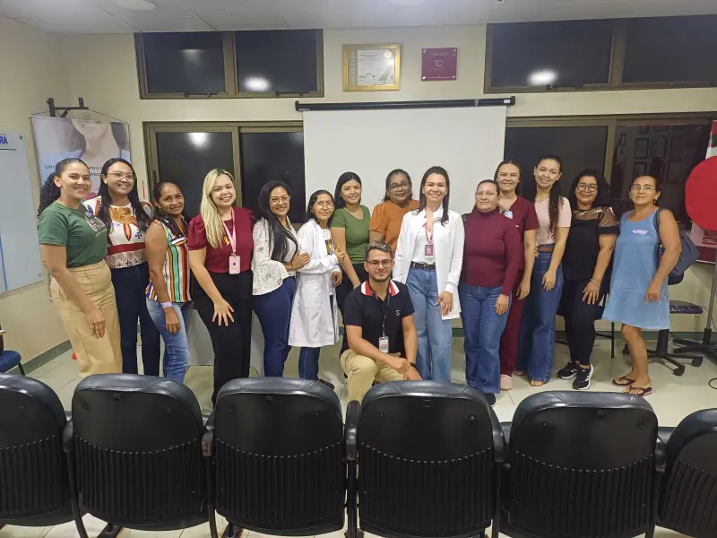 Participantes do curso de cuidador de idosos 