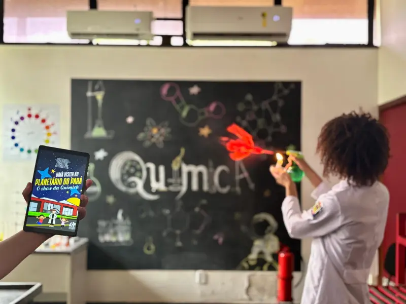 A publicação transforma conceitos científicos em histórias ilustradas, a partir de experimentos utilizados no Show da Química do Centro de Ciências e Planetário do Pará.