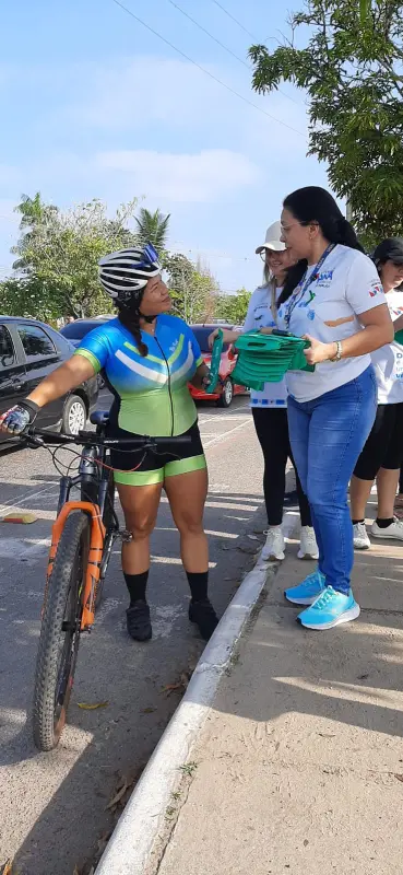 Distribuição de materiais educativos