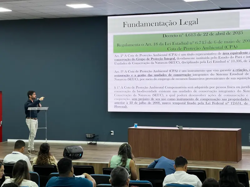 assessor técnico do Ideflor-Bio, Thiago Valente