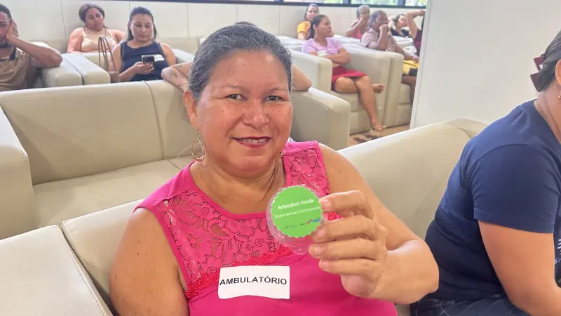 Paciente Conceição Aviz elogiou a iniciativa.