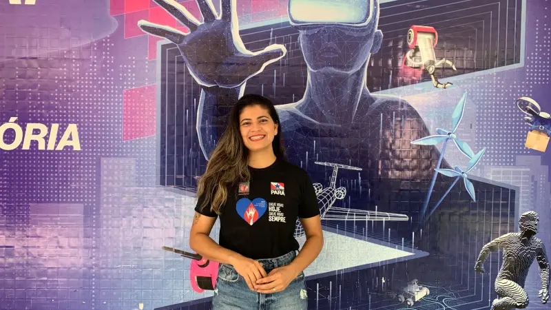 Perla da Silva Santa Rosa – Assistente Social da Gerência de Captação de Doadores (Gecad) do Hemopa