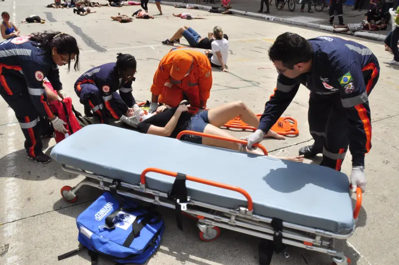 Simulados realizados na Aldeia Cabana, em Belém, em anos anteriores