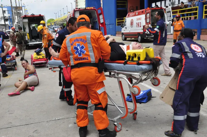 Simulados realizados na Aldeia Cabana, em Belém, em anos anteriores
