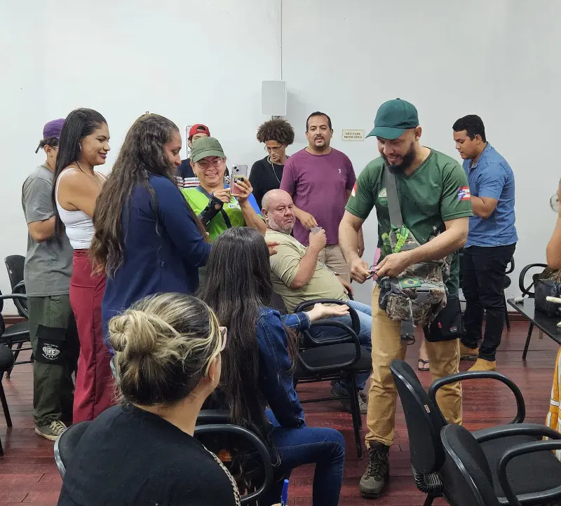 O município de São Félix do Xingu recebeu o Curso de Condutor Ambiental de Trilhas e Caminhadas