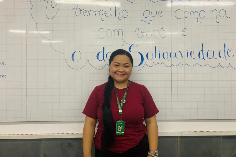 Kelly Hirai – Docente de Biomedicina da Unama “A parceria com o Hemopa mobiliza os alunos e mostra a importância da doação.”