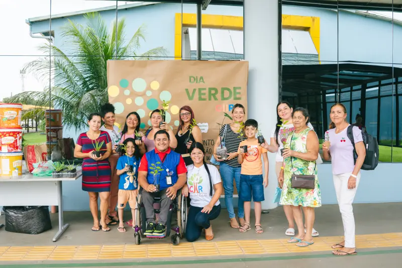 Oficina de compostagem no CIIR