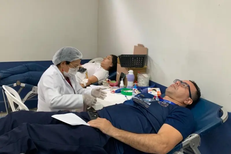A iniciativa reforçou a importância da solidariedade para manter os estoques de sangue em níveis seguros.