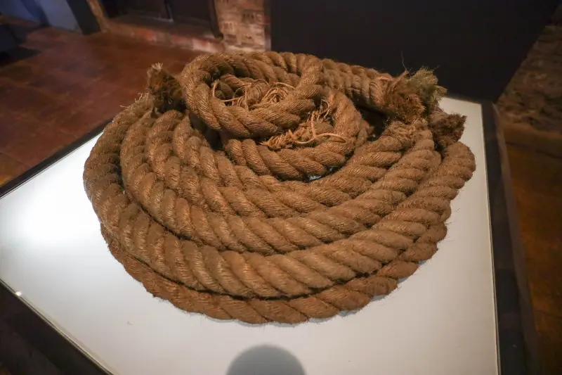 Corda do Círio de Nazaré, parte do acervo do Museu do Círio