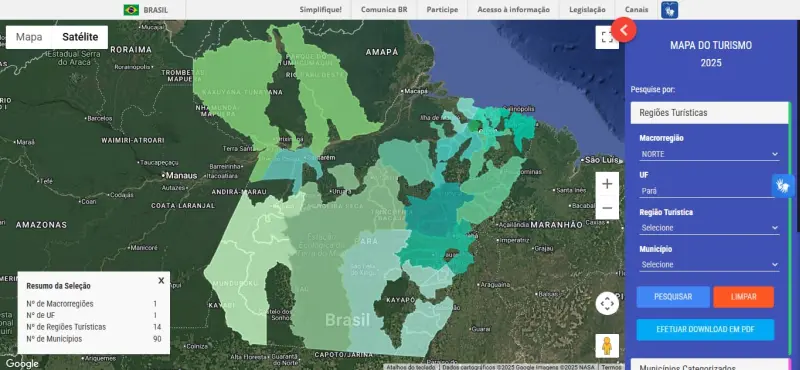 Municípios do Pará no Mapa do Turismo Brasileiro